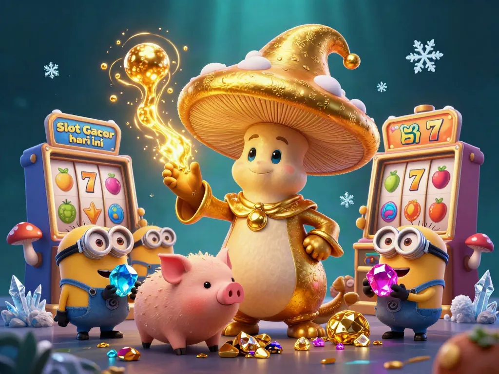Experience vibrant excitement with slot gacor hari ini featuring magical characters, golden treasures, and colorful slot machines.